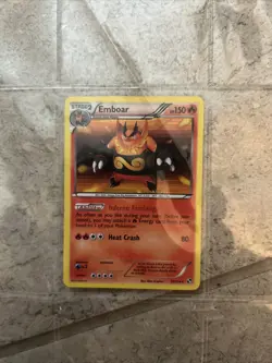 Pokemon TCG Emboar Black & White 20/114 Reverse Holo Holo Rare - Image 1