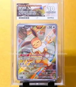 Eevee 173 Pokemon Center Promo ACE 10 Gem Mint Prismatic Evolutions ETB SVP173 - Image 1