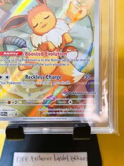 Eevee 173 Pokemon Center Promo ACE 10 Gem Mint Prismatic Evolutions ETB SVP173 - Image 2