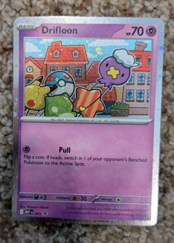 READ! 💫🌀 Pikachu Head Swirl 💫🌀Pokemon Mega Evolution Drifloon 005 Promo - Image 1