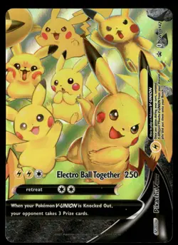 Pikachu V-Union - SWSH142 SWSH: Sword & Shield Promo Cards Pokemon TCG - Image 1