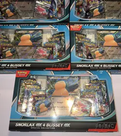 Pokemon Snorlax EX And Blissey EX Special Collections - Lot Of 5 - Image 4