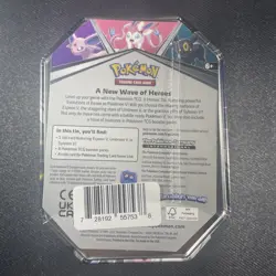 Pokemon TCG V Heroes Tin Sylveon V Rapid Strike 4 Booster Packs Sealed 2022 - Image 2