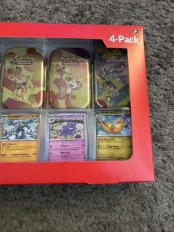Pokemon TCG 151 Mini Tins 4 Pack + 4 Promos | Sams Club Exclusive NEW - Image 3