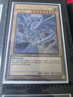 x3 BLUE-EYES WHITE DRAGON 1ST EDITION SECRET RARE (ALT) MVP1-ENS55 NM Yu-Gi-Oh! - Image 4
