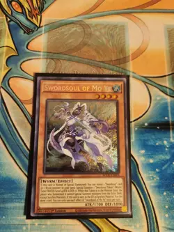 YUGIOH SWORDSOUL OF MO YE BODE-EN003 SECRET 1ST ED NM - Image 1