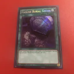 Foolish Burial Goods MP17-EN218 1st Edition Secret Rare Yu-Gi-Oh! Near Mint - Image 1