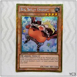 Big Belly Knight - PGLD-EN004 - Gold Secret Rare 1st Edition Yugioh (A) (YC3) - Image 1