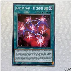 Rank-Up-Magic - The Seventh One - LED9-EN014 - Common 1st Edition Yugioh - Image 1