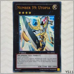 Number 39: Utopia - YS11-EN041 - Ultra Rare 1st Edition Yugioh - Image 1