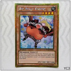 Big Belly Knight - PGLD-EN004 - Gold Secret Rare 1st Edition Yugioh (B) (YC3) - Image 1