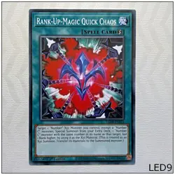 Rank-Up-Magic Quick Chaos - LED9-EN015 - Common 1st Edition Yugioh - Image 1