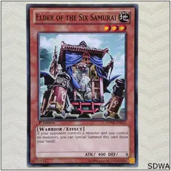 Elder of the Six Samurai - SDWA-EN021 - Common 1st Edition Yugioh - Image 1