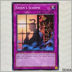 Shien's Scheme - SDWA-EN038 - Common 1st Edition Yugioh - Image 1