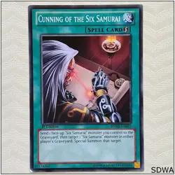 Cunning of the Six Samurai - SDWA-EN027 - Common 1st Edition Yugioh - Image 1
