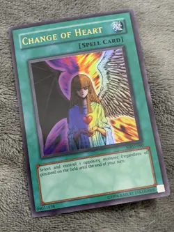 Yugioh Change of Heart | Ultra Rare MRD-060 | Unlimited | Metal Raiders Nm - Image 1