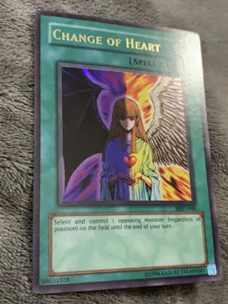 Yugioh Change of Heart | Ultra Rare MRD-060 | Unlimited | Metal Raiders Nm - Image 2