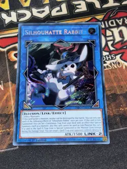 YUGIOH! Silhouhatte Rabbit INFO-EN052 Secret Rare 1st Edition NM EURO - Image 1