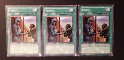 Yu-Gi-Oh! 3x Tribut, SRL-G034/DB1-DE019, Common, 1./2.Auflage, Deutsch, GD/GD/PL - Image 1