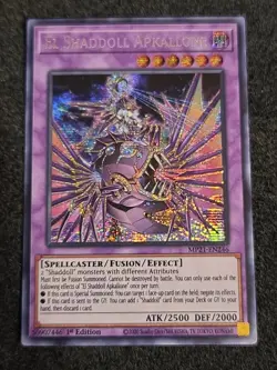 Yugioh El Shaddoll Apkallone MP21-EN246 Secret Rare 1st Ed NM - Image 1