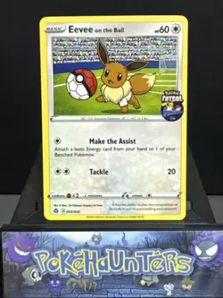 Pokemon Card Eevee On The Ball 002/005 Futsal Promo Near Mint - Image 1