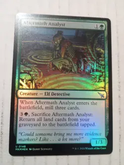 Aftermath Analyst U 0148 Foil NM Murders At Karlov Manor MKM Magic MTG - Image 1