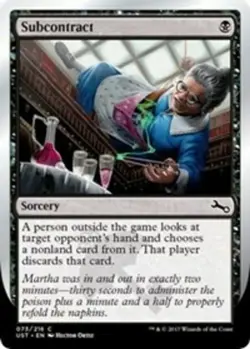Subcontract - Foil x1 - Unstable - NM-Mint, English - Unstable - Image 1