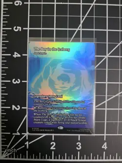 The Boy in the Iceberg Dark Depths 0056 TLE Borderless Foil MTG Avatar NM/M - Image 1