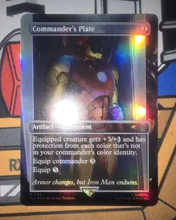 MTG - SLD Marvel - Commander’s Plate #1733 - Near Mint Foil - Image 1