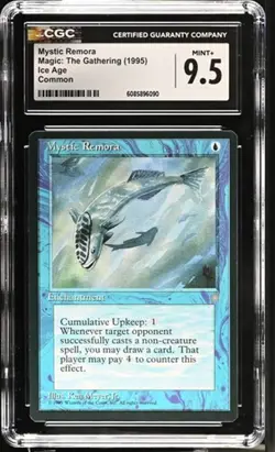 Mystic Remora. Ice Age Mtg. CGC 9.5 Mint+! - Image 1
