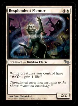 MTG Resplendent Mentor LP Light Play Shadowmoor [1087] - Image 1