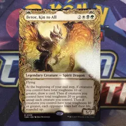 Mtg. Betor, Kin to All. Showcase. Tarkir: Dragonstorm. Owl - Image 1