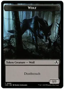 Wolf (0009) / Wolf (0018) - Double-Sided Token - Innistrad Remastered - MTG - Image 1