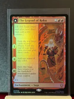 The Legend of Roku Mythic FOIL - MTG Avatar: The Last Airbender TLA - Image 1