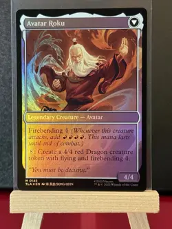 The Legend of Roku Mythic FOIL - MTG Avatar: The Last Airbender TLA - Image 2