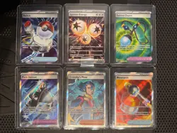 NM Full Art trainer Item Pokemon Card Phantasmal Flames Lot Of 6 - Image 1