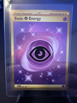 Pokemon TCG Psychic Energy Scarlet & Violet 151 Holo Hyper Rare Card 207/165 - Image 1
