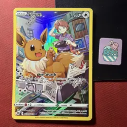 Eevee TG11/TG30 - Pokemon Brilliant Stars Trainer Gallery Card - NM - Image 1