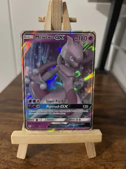 Mewtwo GX 31/68 Hidden Fates Ultra Rare English Pokemon Card TCG MP - Image 1