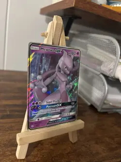 Mewtwo GX 31/68 Hidden Fates Ultra Rare English Pokemon Card TCG MP - Image 3
