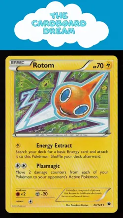 Rotom XY - Fates Collide #24/124 Rare Pokemon Card - Image 1