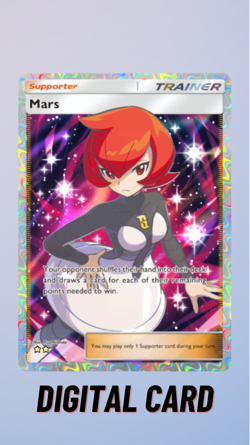 Mars Full Art Space-Time Smackdown Pokemon TCG Pocket Trade 2 Star ?? (English) - Image 1