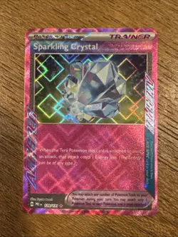 Pokemon Trainer Sparkling Crystal 129/131 Sv: Prismatic Evolutions ACE SPEC Holo - Image 1