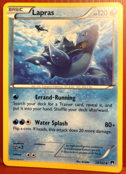 Lapras 28/122 Uncommon - Pokemon XY Breakpoint Card - Image 1