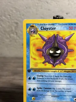 Cloyster 32/62 Fossil Regular Uncommon-1st Edition-Pokemon TCG-Fast Shipping-LP - Image 2