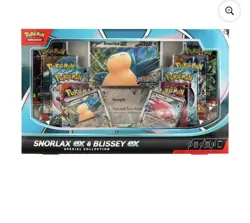 Pokemon Trading Card Game Snorlax ex and Blissey ex Collection Box Sealed - Image 1