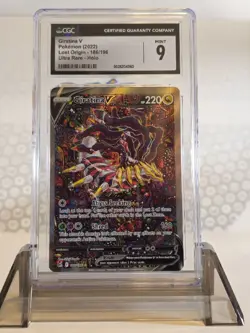 Giratina V 186/196 Alt Art Lost Origin Mint 9 CGC Ultra Rare Holo Pokemon TCG 📈 - Image 2