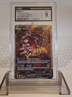 Giratina V 186/196 Alt Art Lost Origin Mint 9 CGC Ultra Rare Holo Pokemon TCG 📈 - Image 3