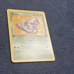 Pokemon TCG Ekans 56/82 1st Edition Team Rocket Vintage WoTC NM - Image 5