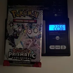 VERY HEAVY! 22.56g Prismatic Evolutions Pokemon TCG Booster Pack (SEALED)✅ - Image 1